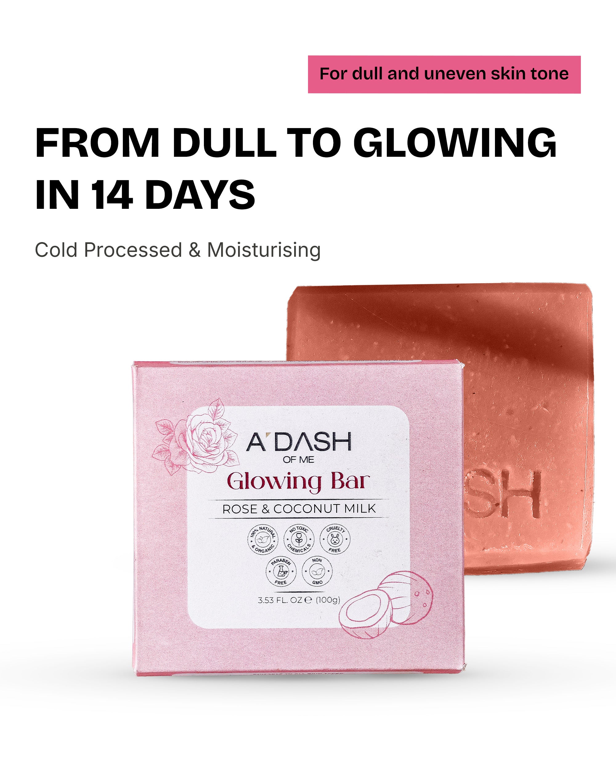 Cold Processed Glowing Soap Bar
