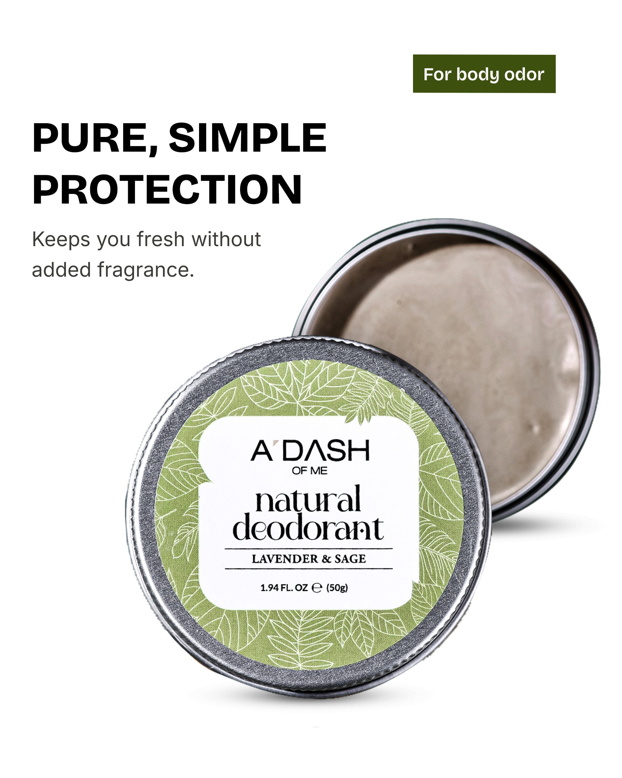 Lavender Natural Deodorant