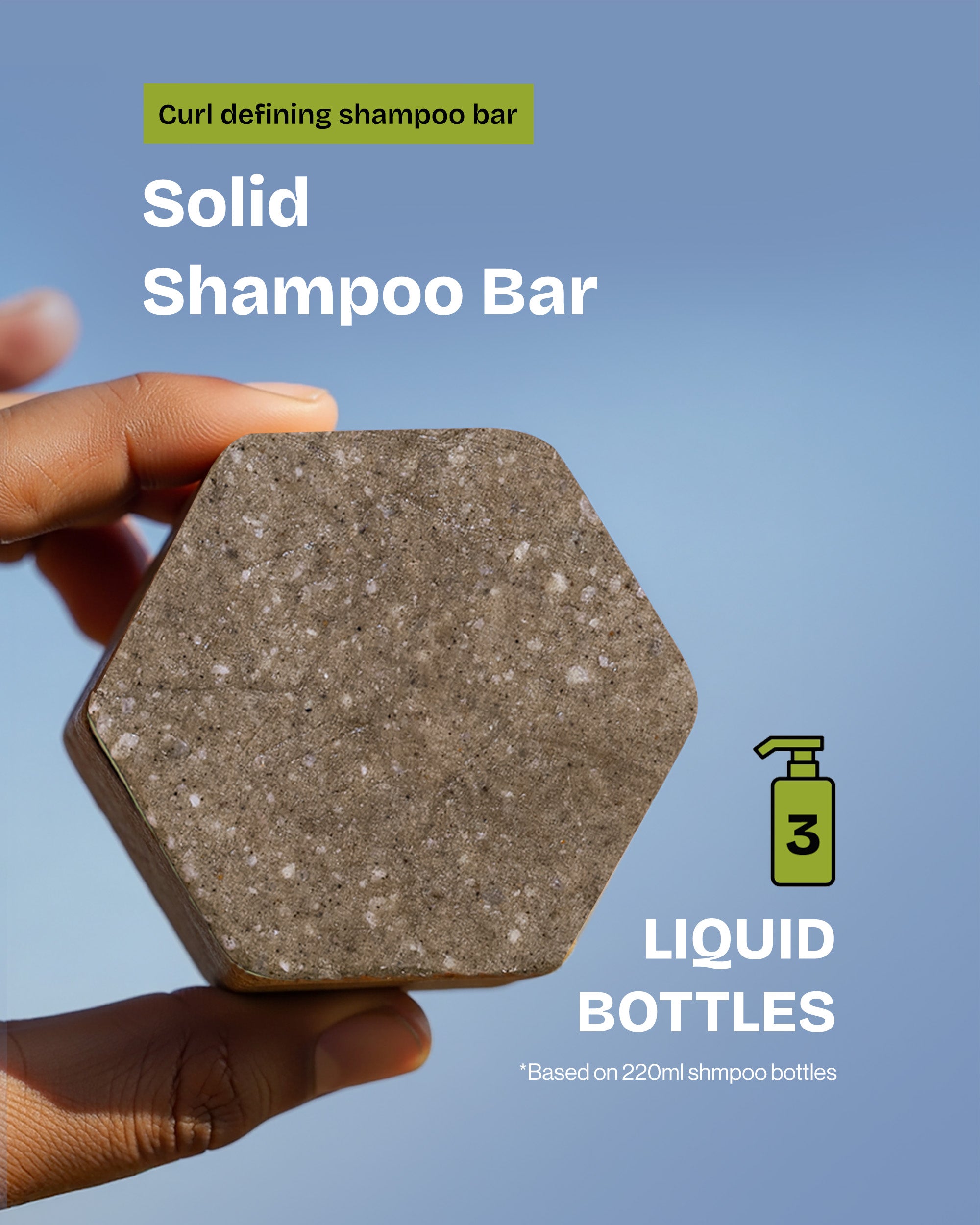 (Curly girl combo)Pure Clay Hair Mask, Curl defining shampoo Bar, Conditioner Bar