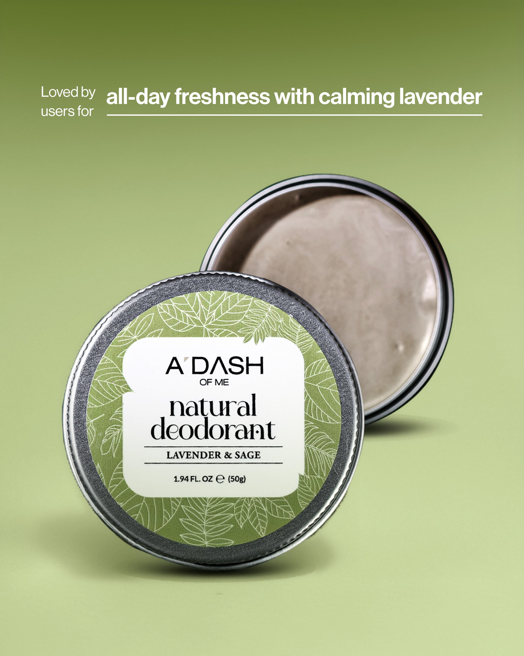Lavender Natural Deodorant