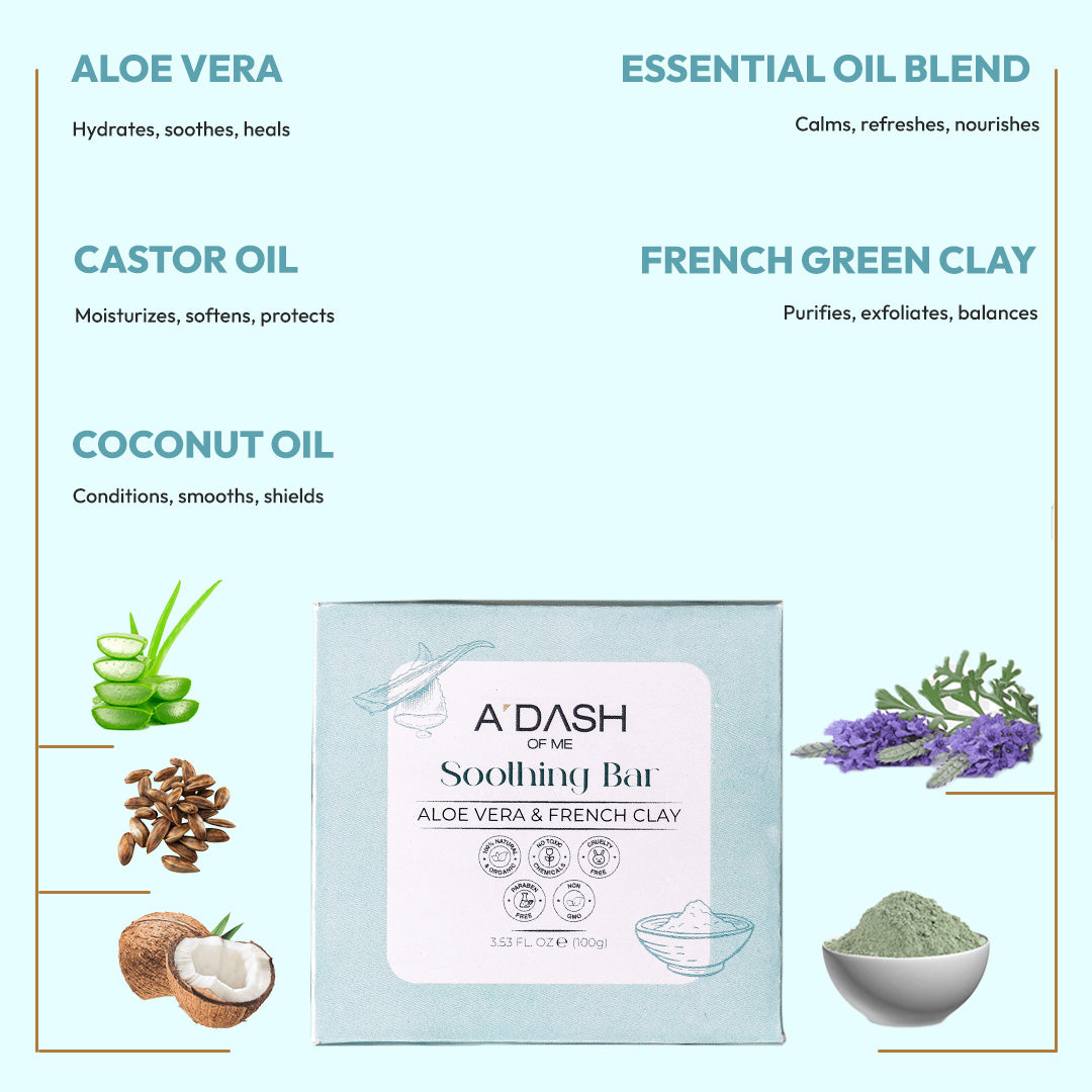 Cold processed Soothing Soap Bar