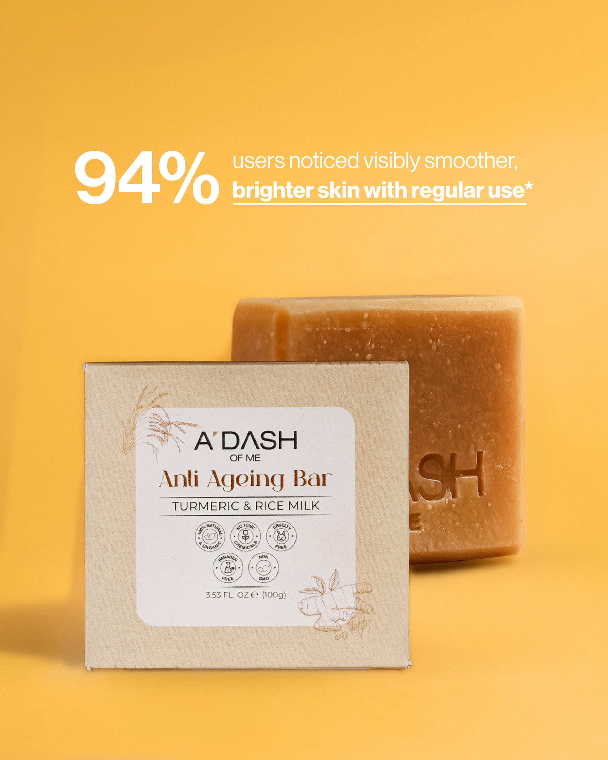 Cold Processed  Anti-Ageing Soap Bar