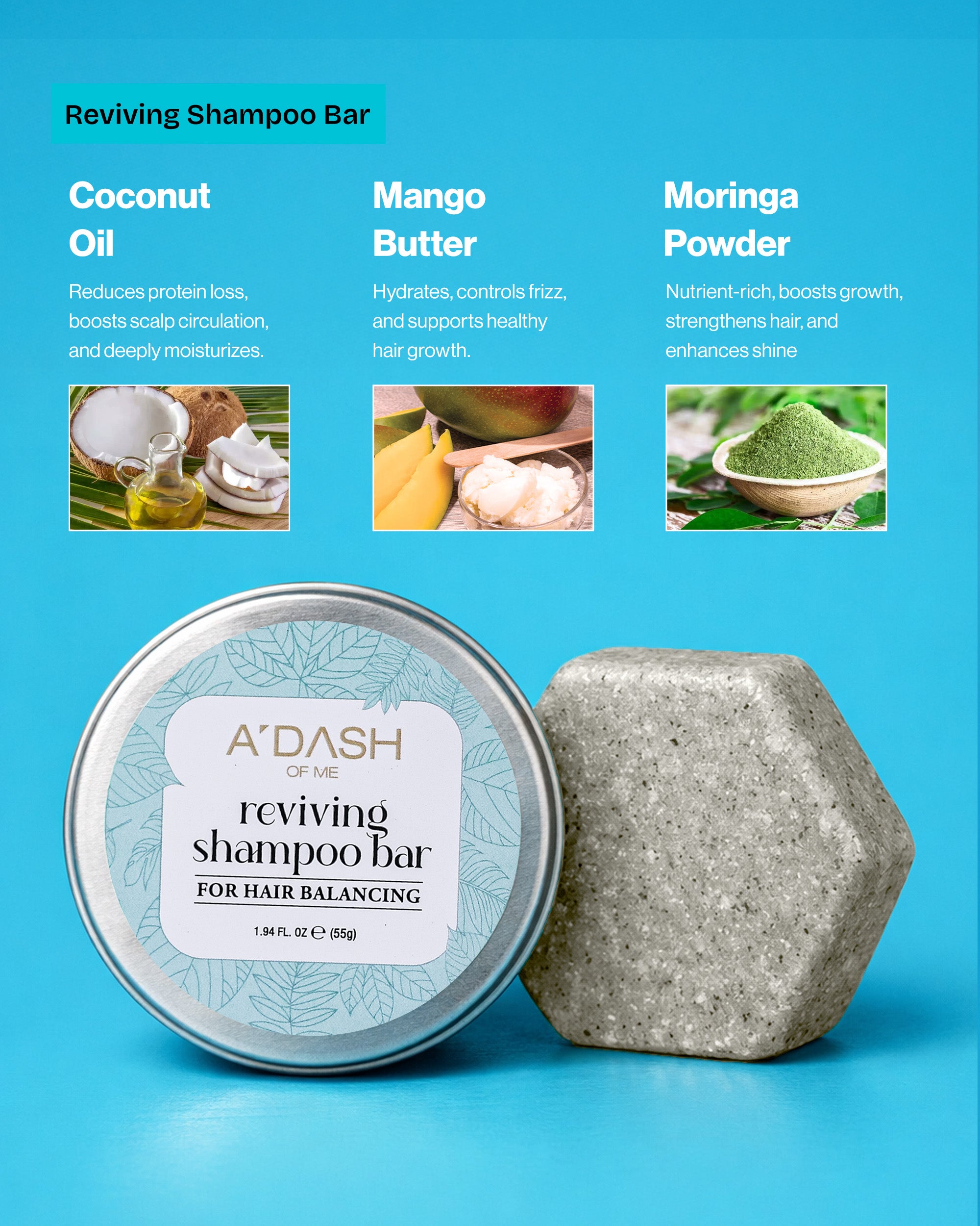 Reviving Shampoo Bar
