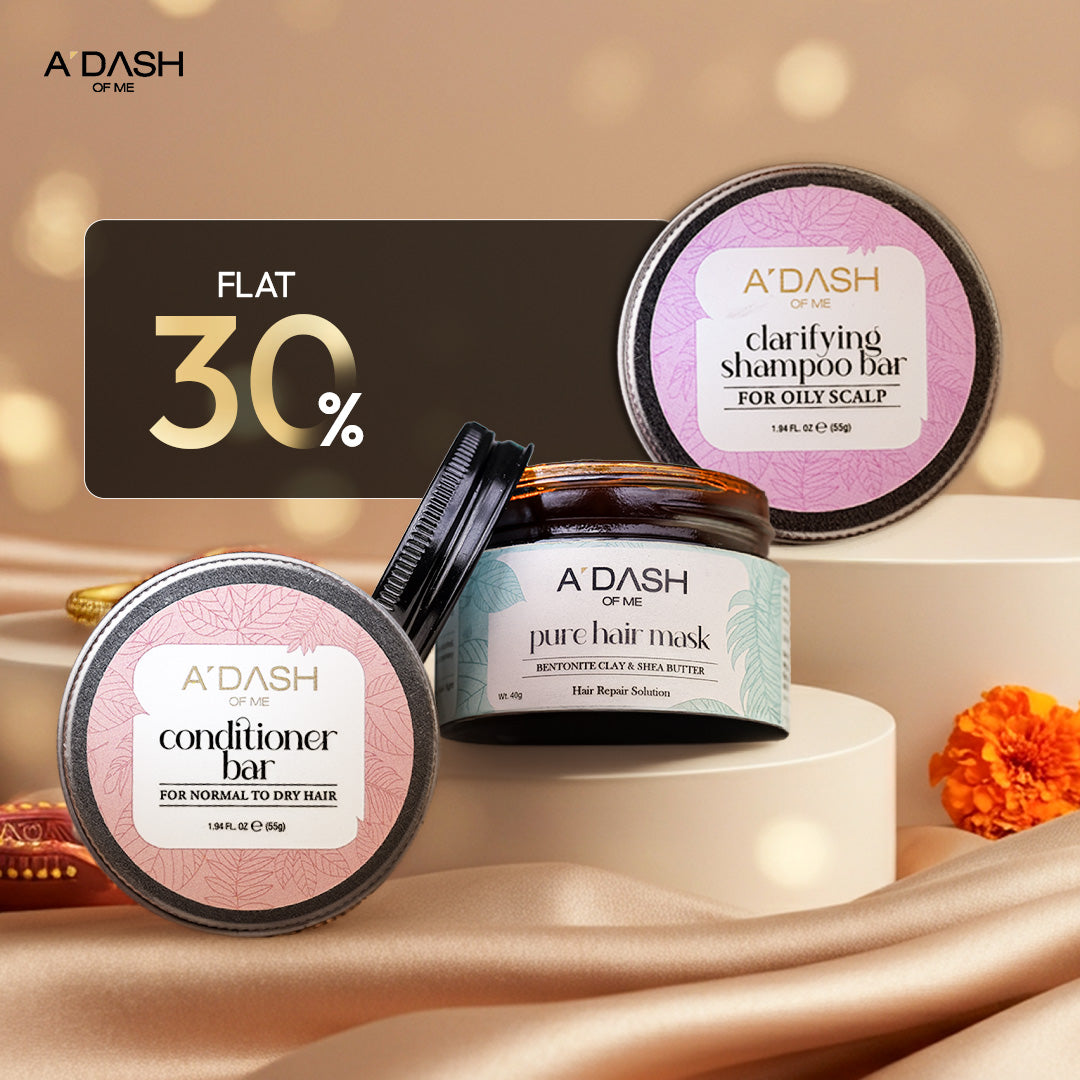 (⁠Oily and Flaky Scalp) Clarifying Shampoo Bar, Pure Hair Mask, Conditioner